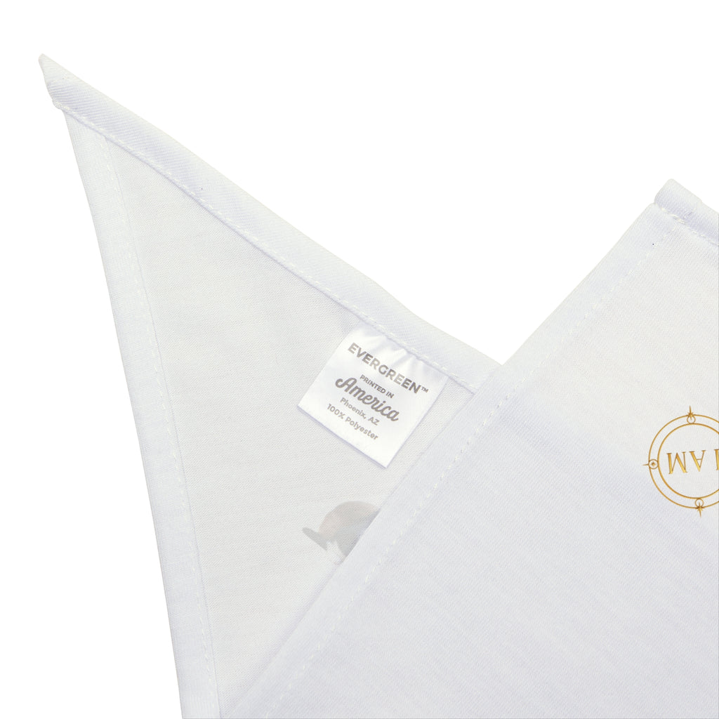 Pet Bandana — "One Heart, Four Paws" Dog & Cat Bandana, Cute Pet Accessory for Walks & Photos