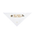 Pet Bandana — "One Heart, Four Paws" Dog & Cat Bandana, Cute Pet Accessory for Walks & Photos
