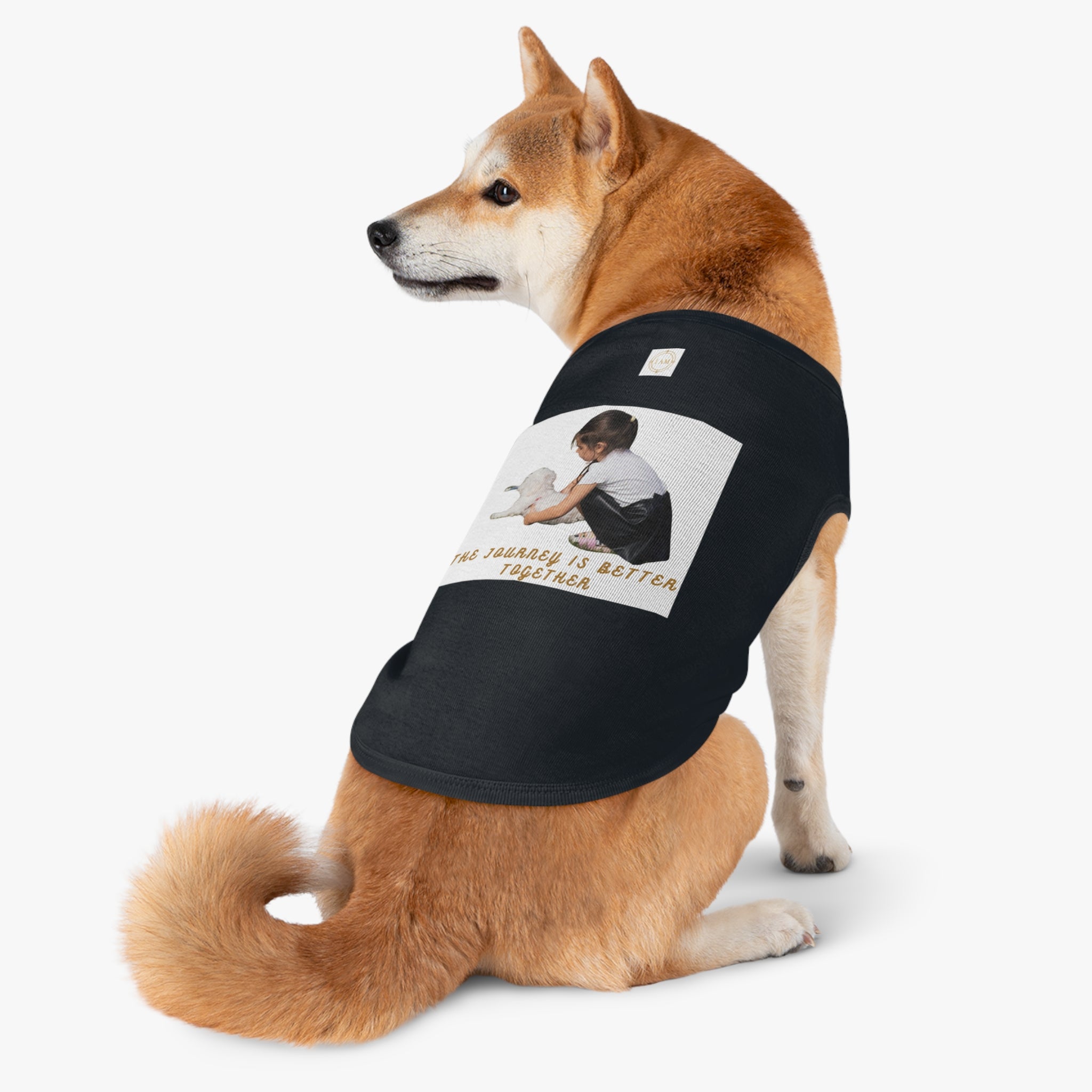 Pet Tank Top - 'The Journey Is Better Together' Dog Tee