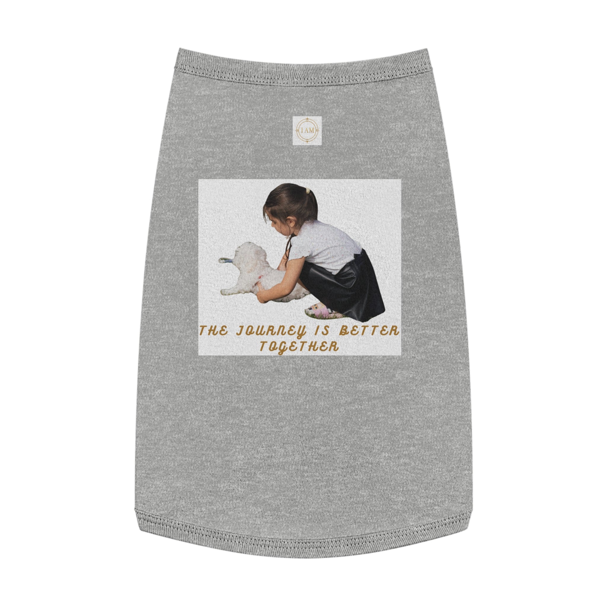 Pet Tank Top - 'The Journey Is Better Together' Dog Tee