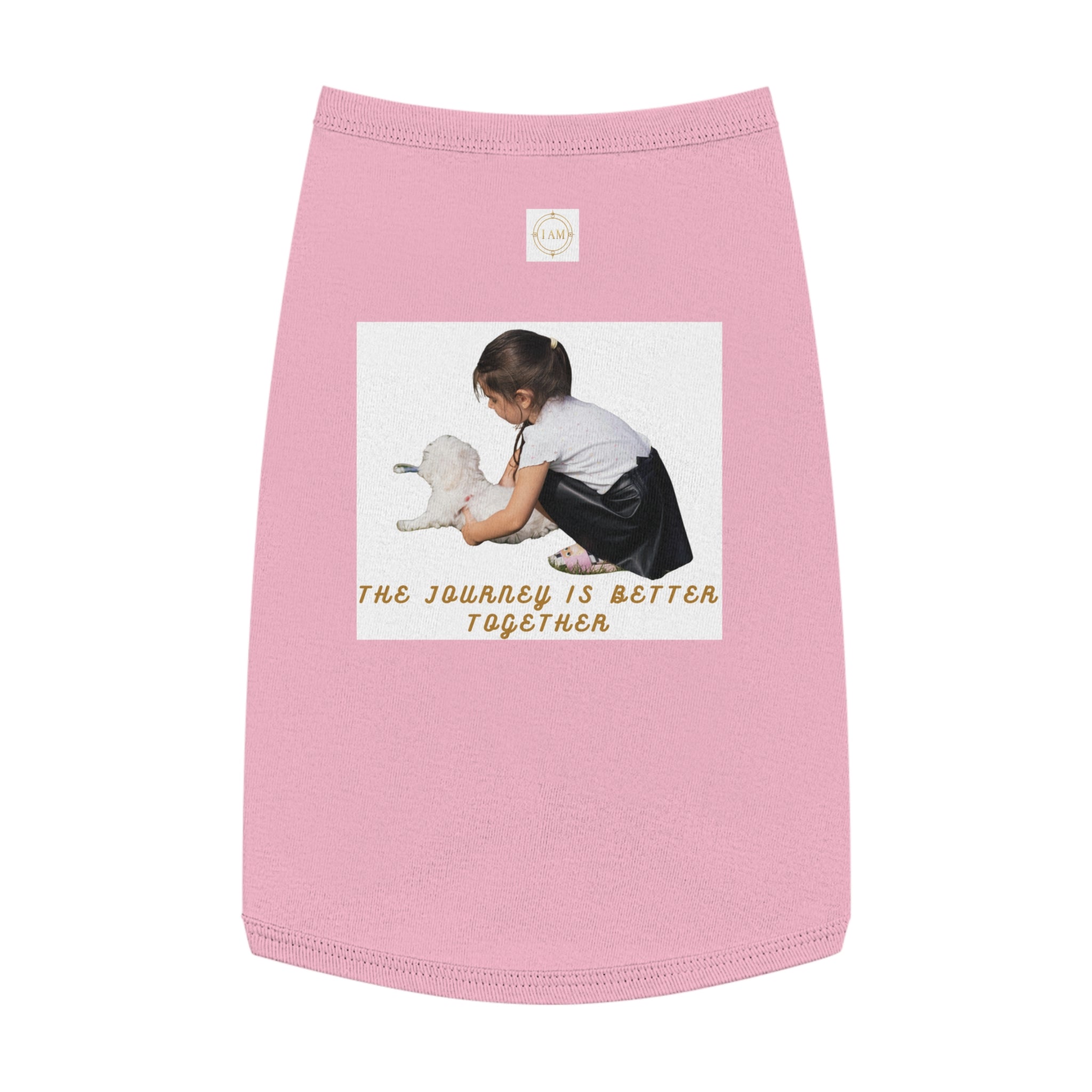 Pet Tank Top - 'The Journey Is Better Together' Dog Tee